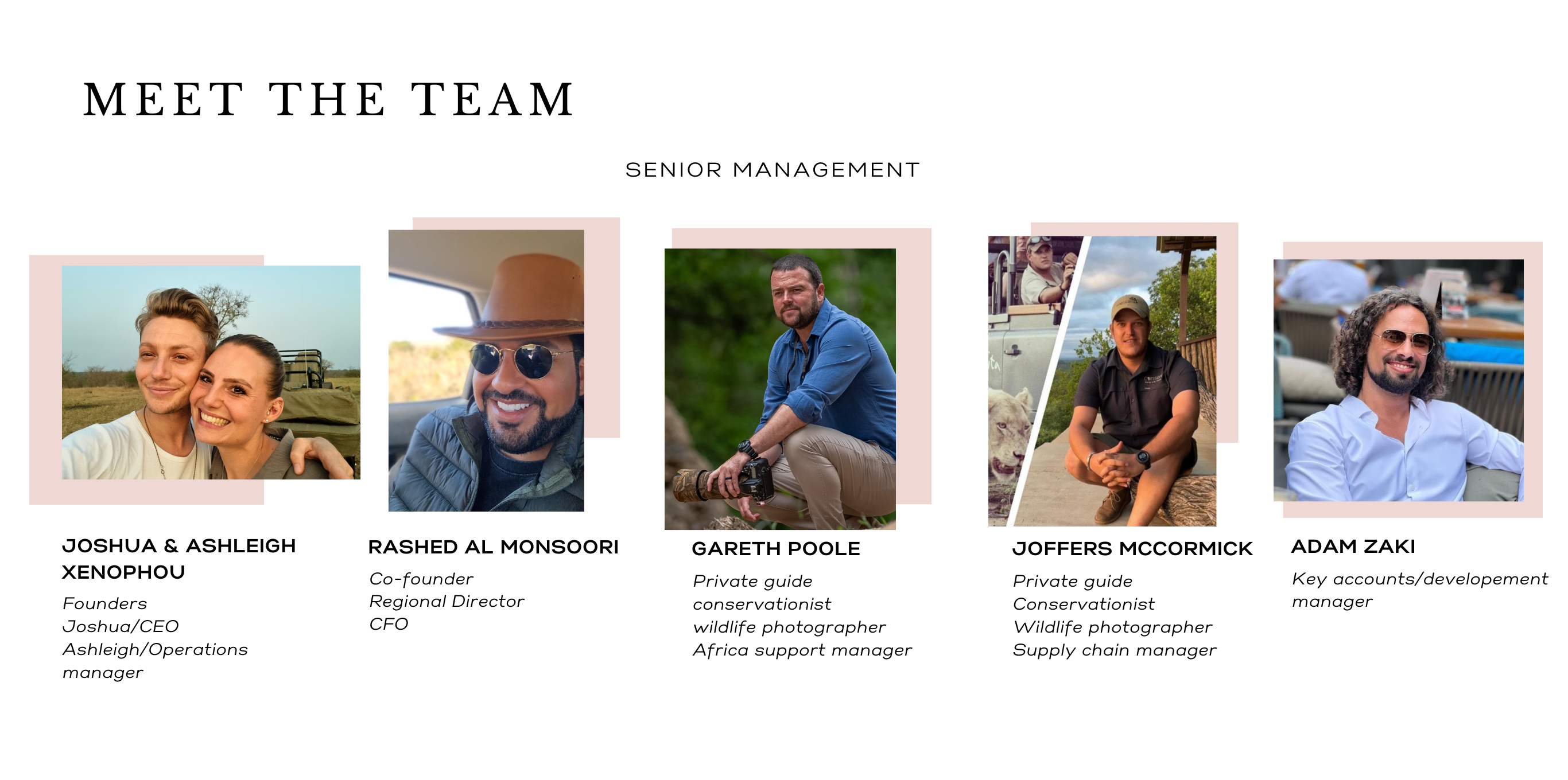 Joshua Anderson Xenophou - Founder and CEO